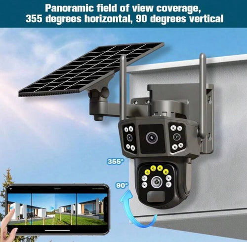 4K Three in 1  Solar Camera Wireless
