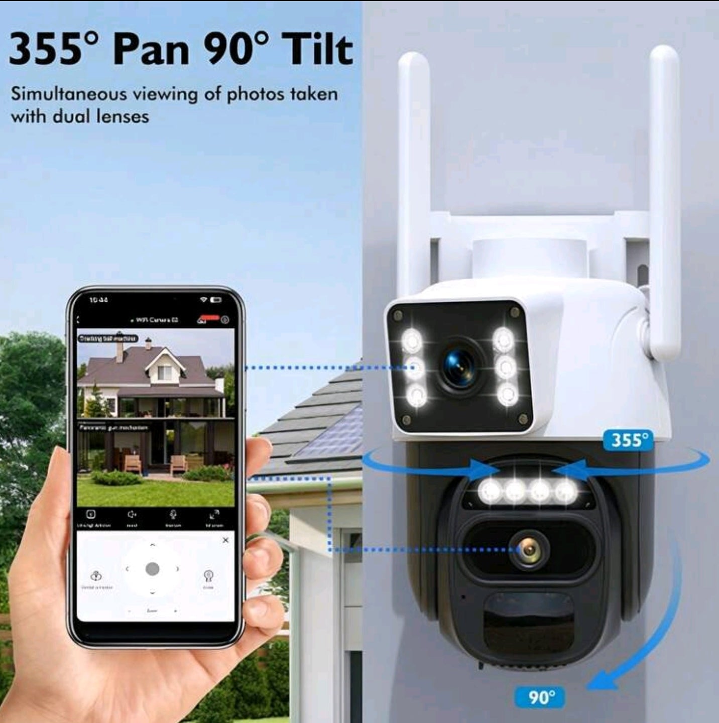 2 lens 4K Solar Camera