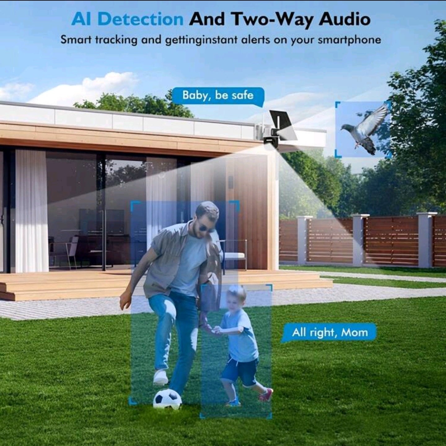 2 lens 4K Solar Camera